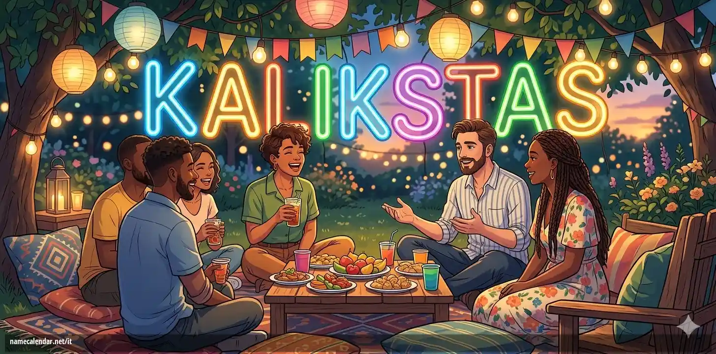 Celebrazione dell'onomastico e del nome - Kalikstas