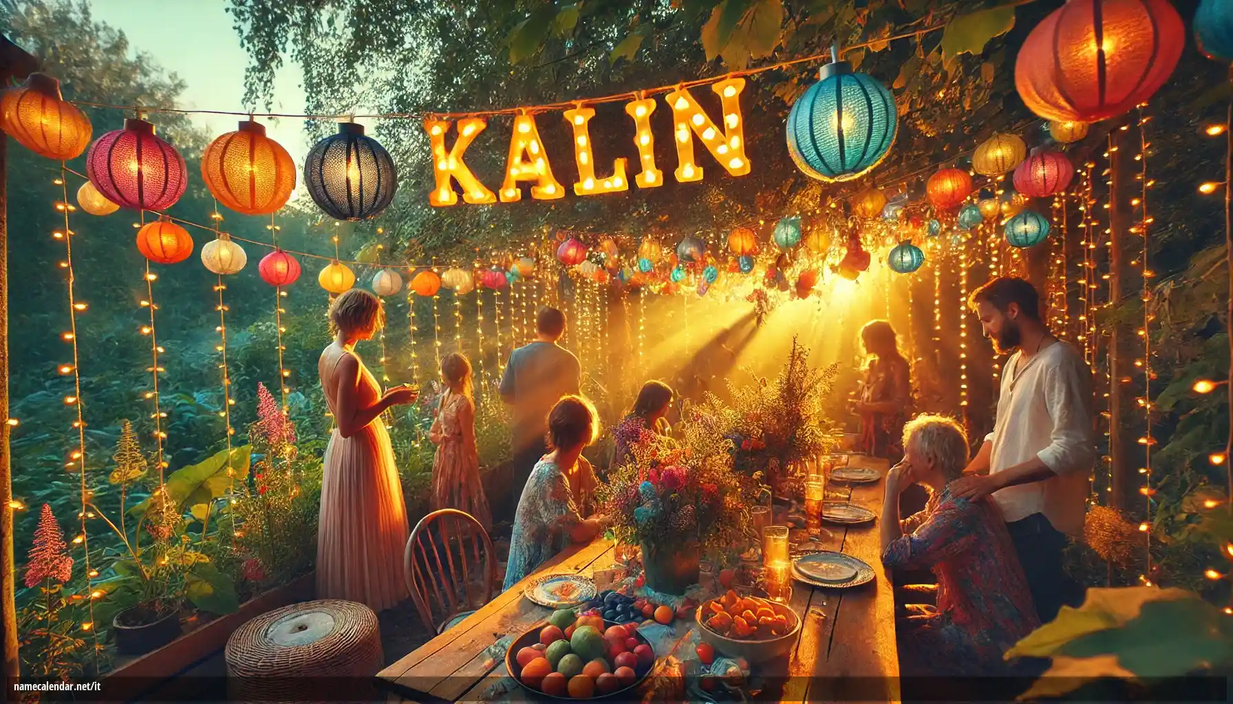 Celebrazione dell'onomastico e del nome - Kalin