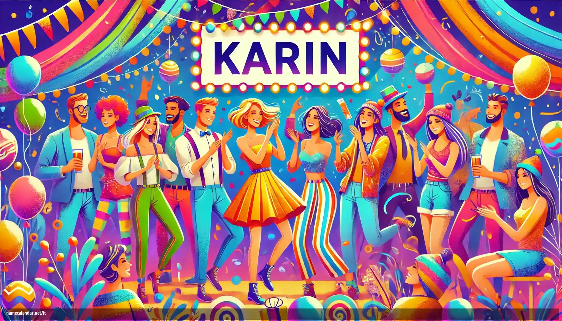 Celebrazione dell'onomastico e del nome - Karin