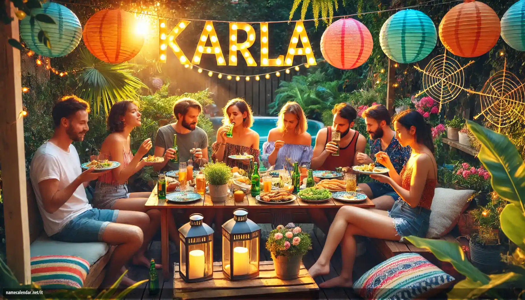 Celebrazione dell'onomastico e del nome - Karla