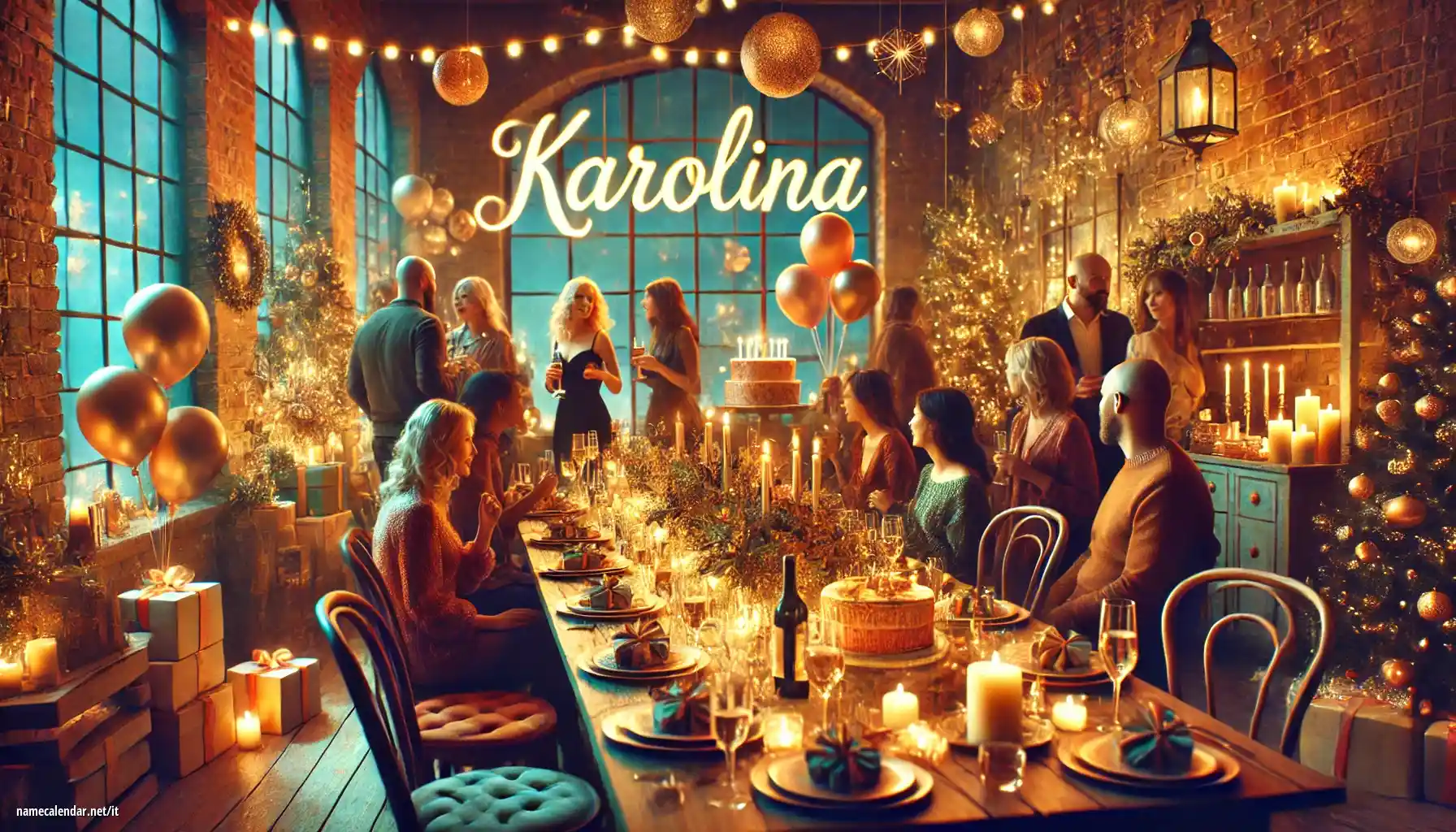 Celebrazione dell'onomastico e del nome - Karolina