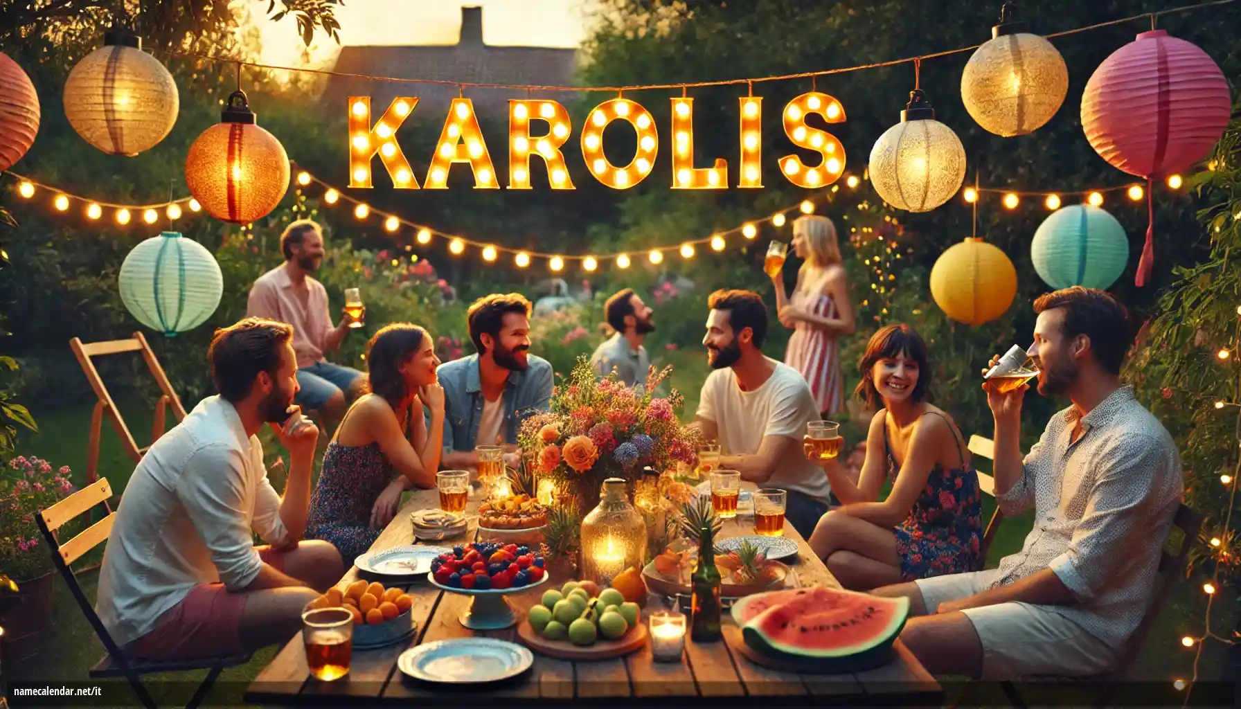 Celebrazione dell'onomastico e del nome - Karolis
