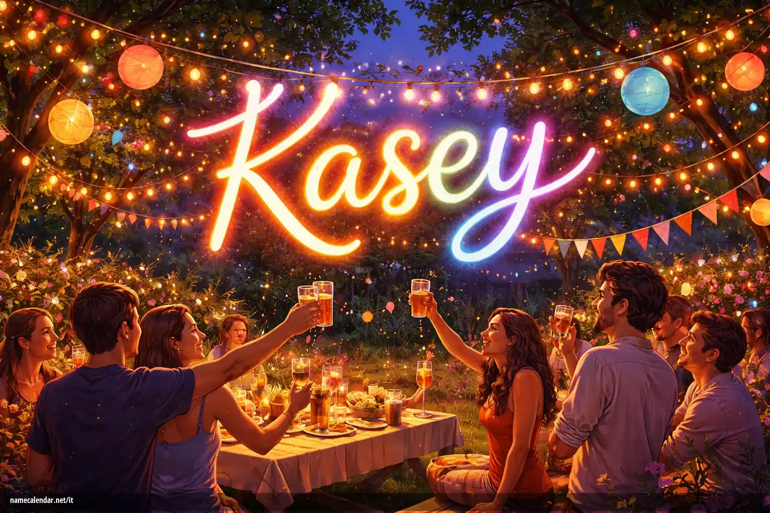 Celebrazione dell'onomastico e del nome - Kasey