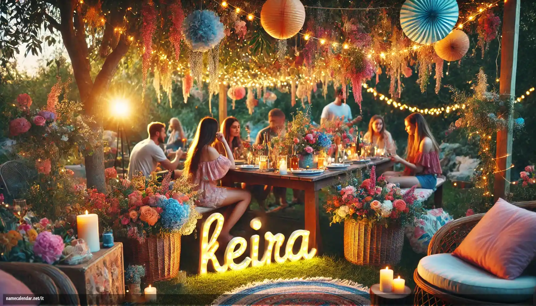 Celebrazione dell'onomastico e del nome - Keira