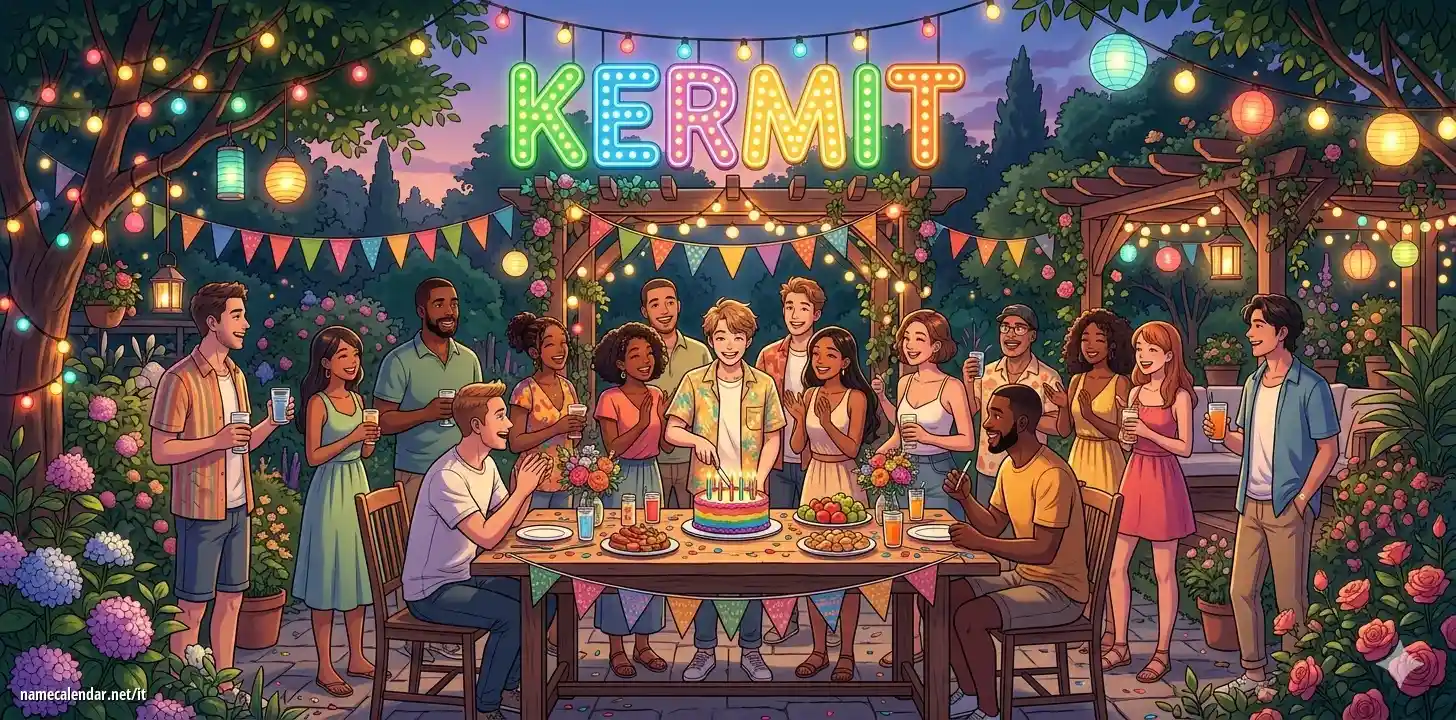 Celebrazione dell'onomastico e del nome - Kermit