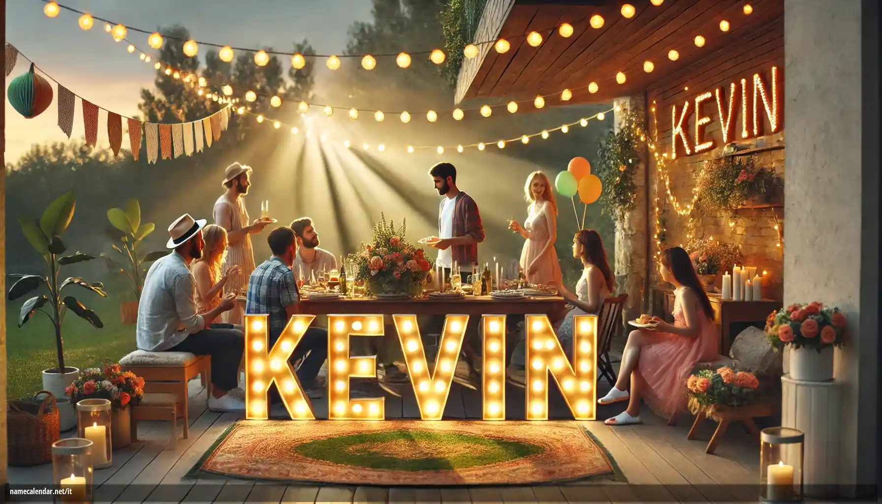 Celebrazione dell'onomastico e del nome - Kevin