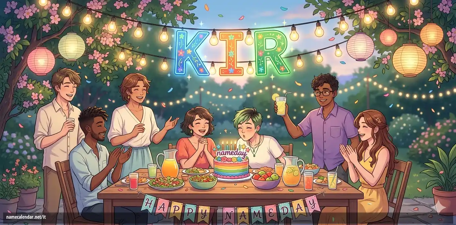 Celebrazione dell'onomastico e del nome - Kir