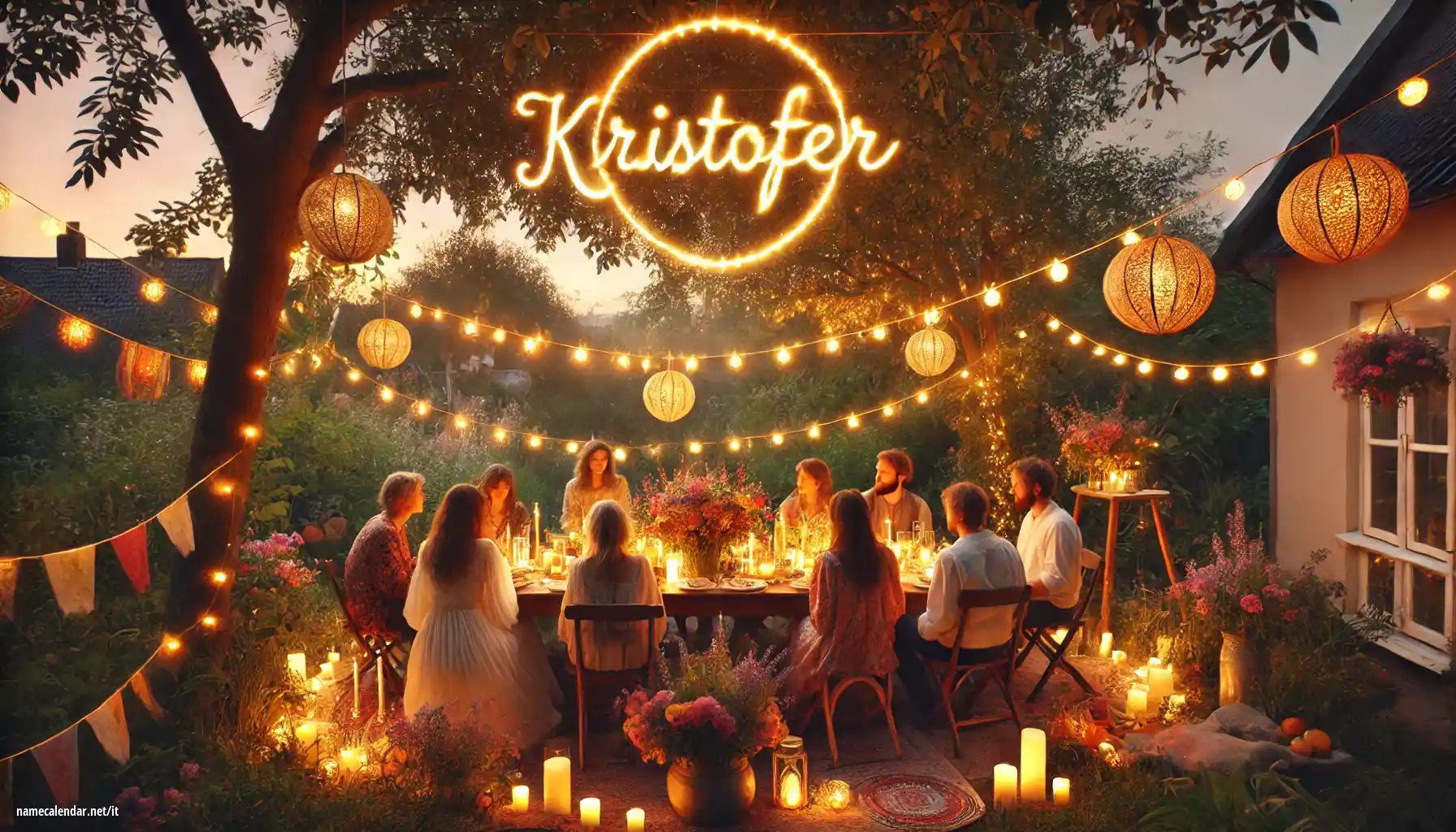 Celebrazione dell'onomastico e del nome - Kristofer