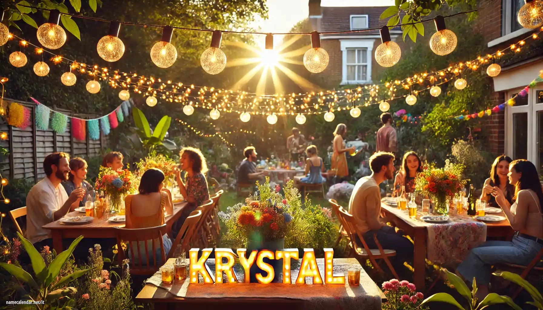 Celebrazione dell'onomastico e del nome - Krystal