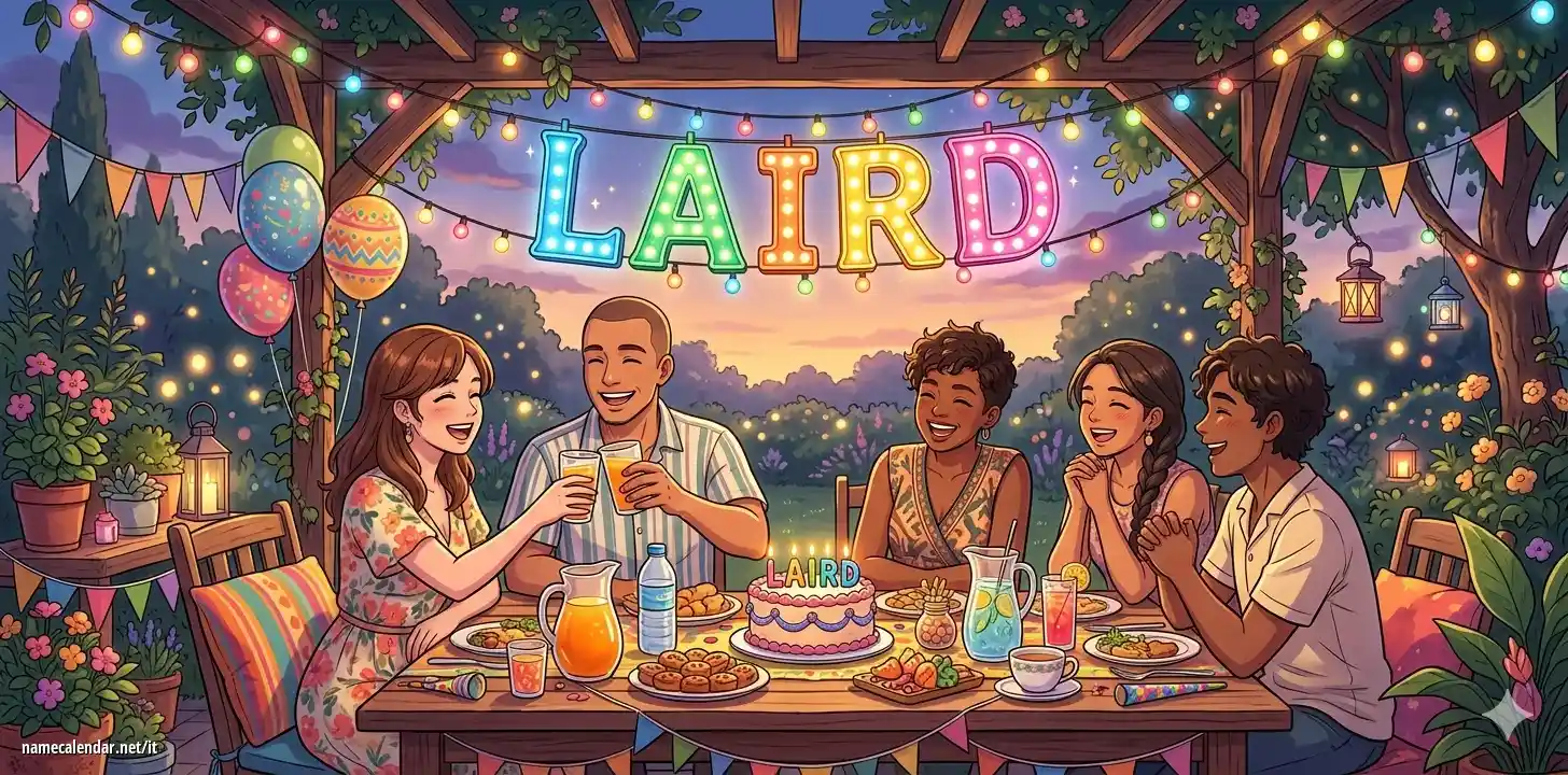 Celebrazione dell'onomastico e del nome - Laird
