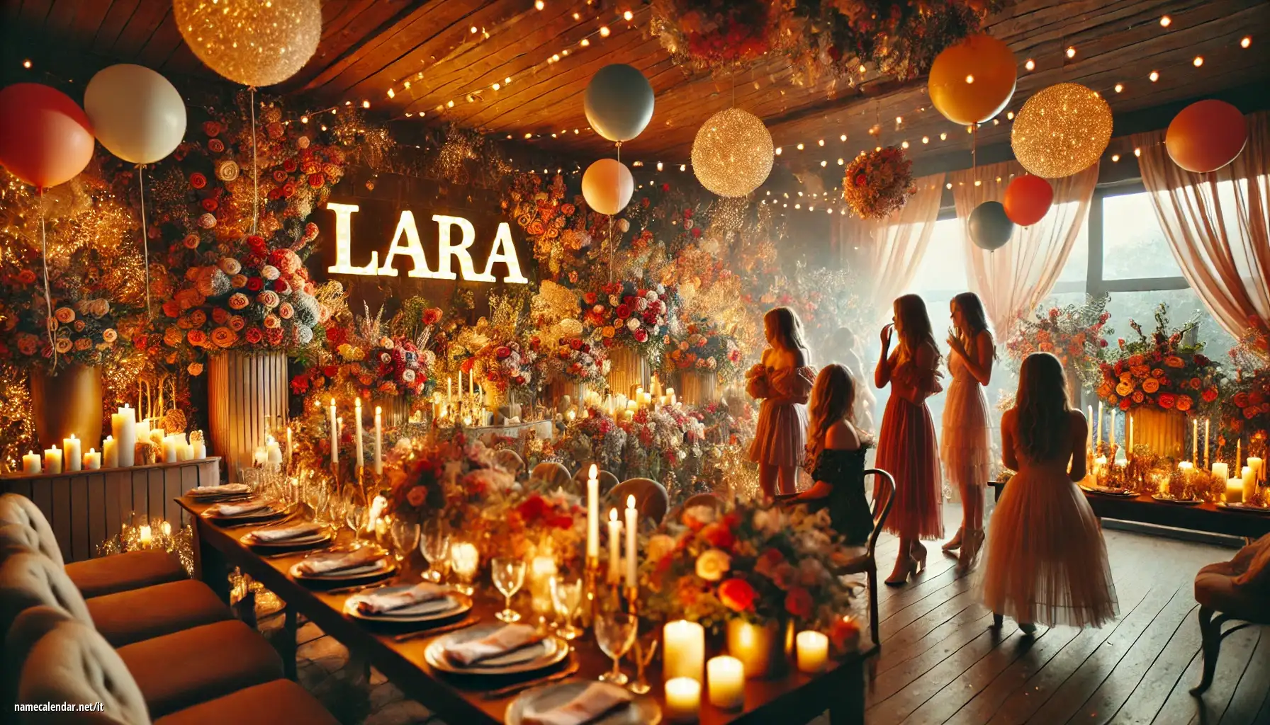 Celebrazione dell'onomastico e del nome - Lara