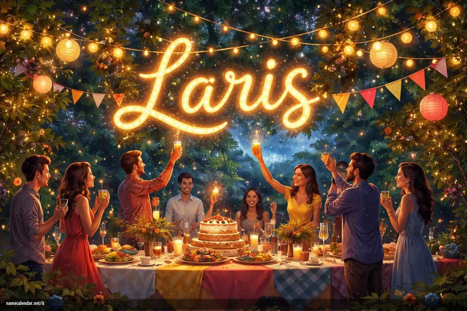 Celebrazione dell'onomastico e del nome - Laris