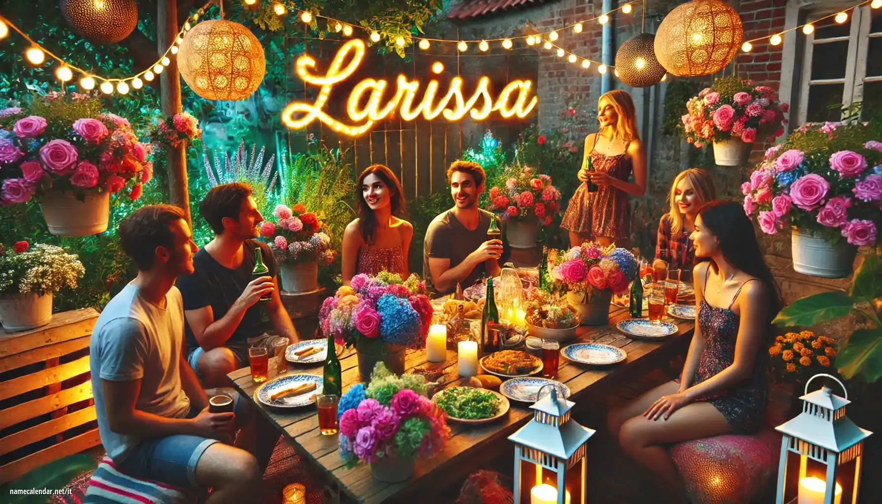 Celebrazione dell'onomastico e del nome - Larissa