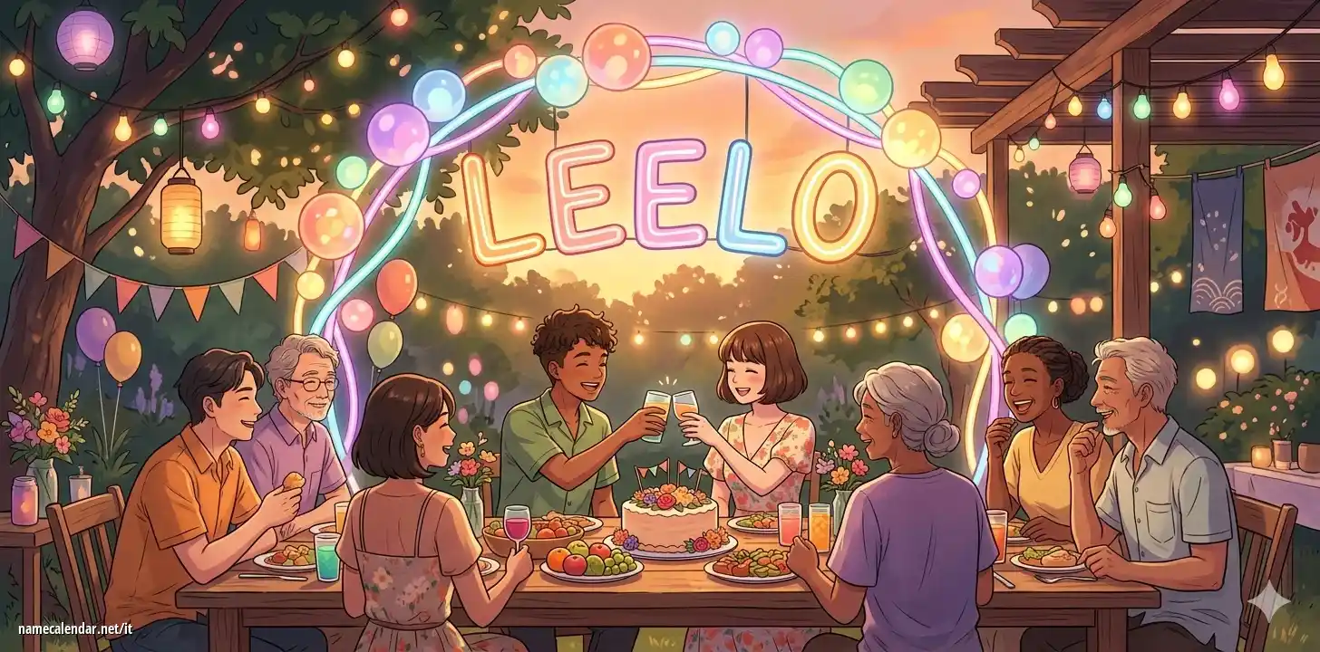 Celebrazione dell'onomastico e del nome - Leelo