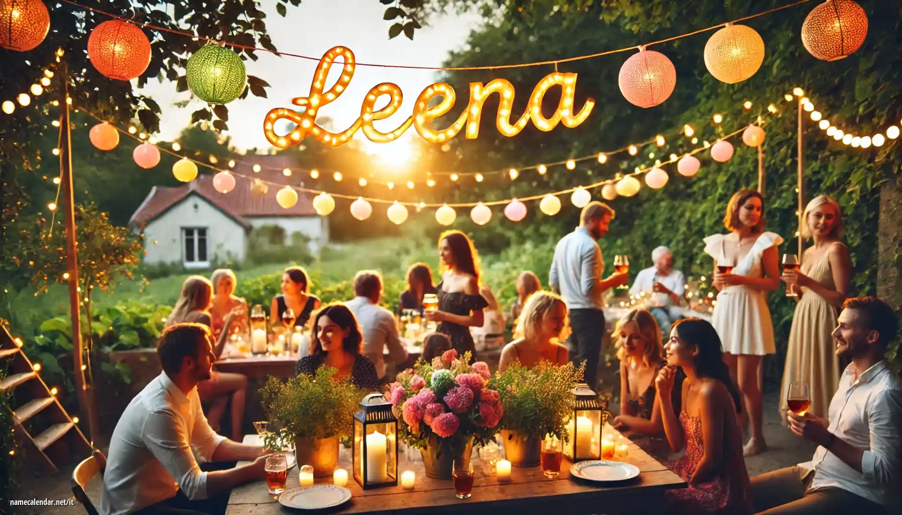 Celebrazione dell'onomastico e del nome - Leena