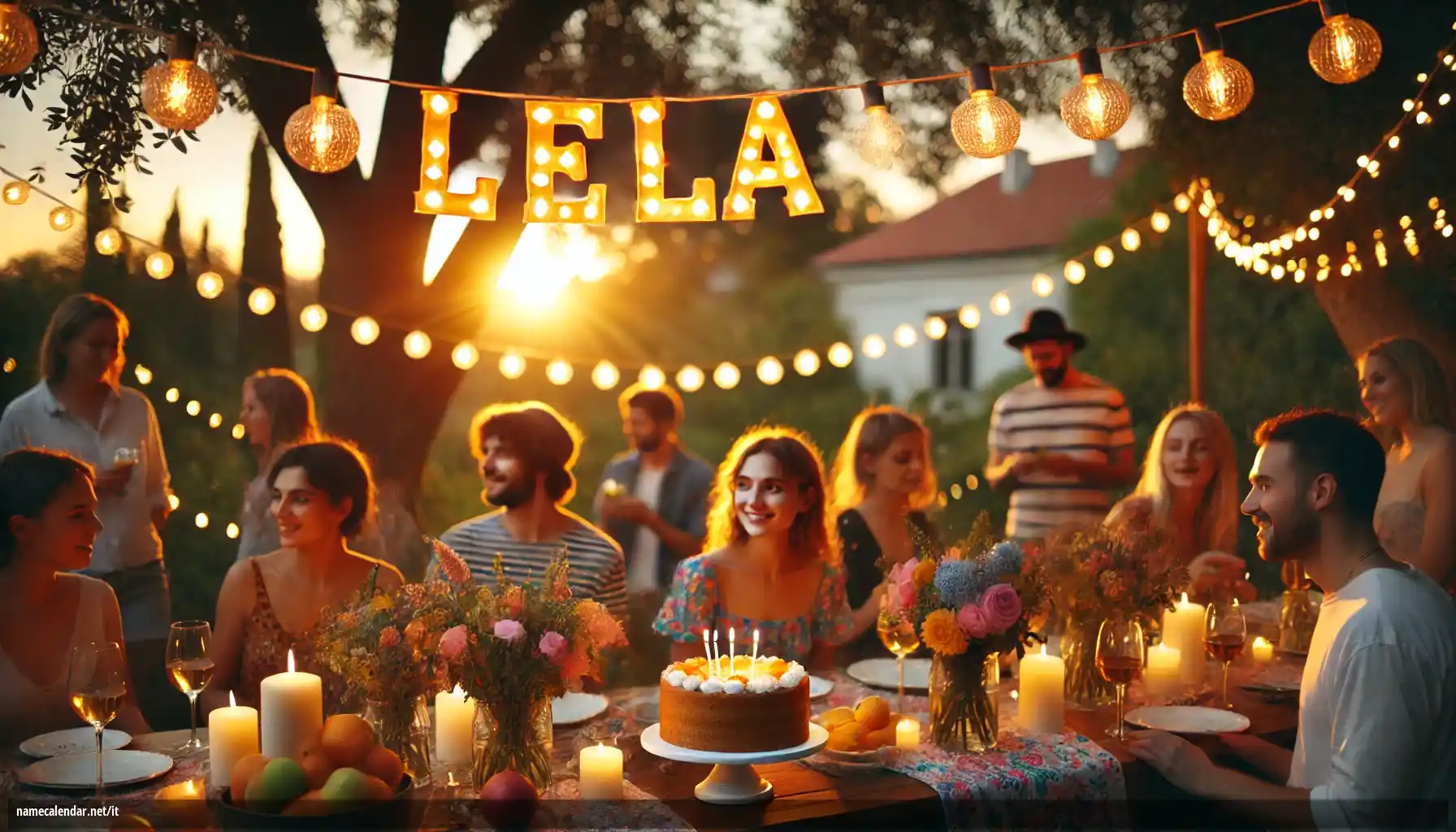 Celebrazione dell'onomastico e del nome - Lela