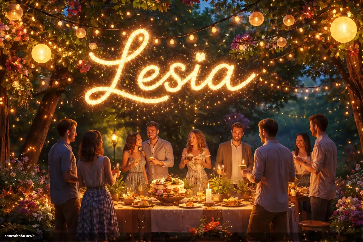 Celebrazione dell'onomastico e del nome - Lesia