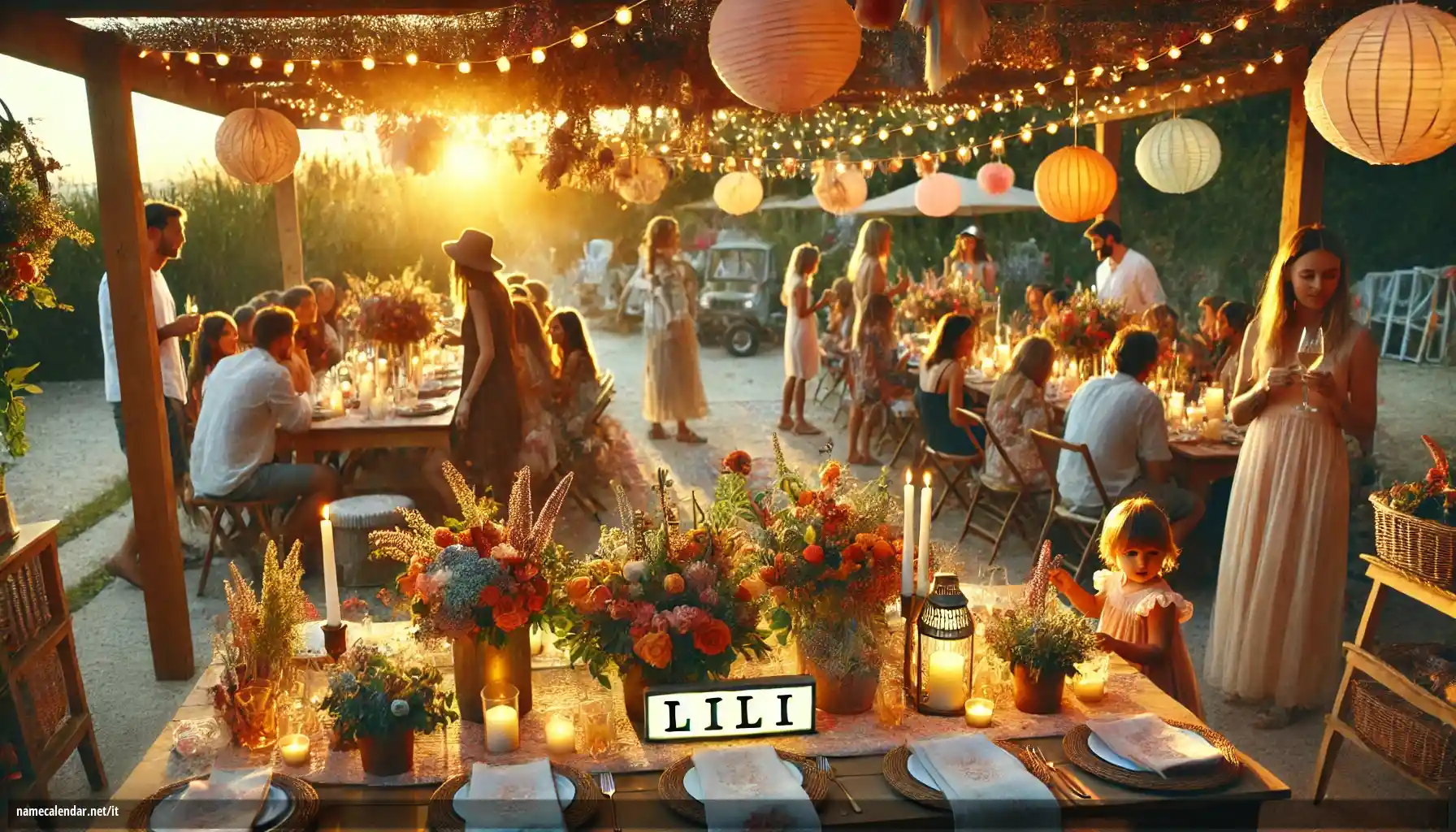 Celebrazione dell'onomastico e del nome - Lili