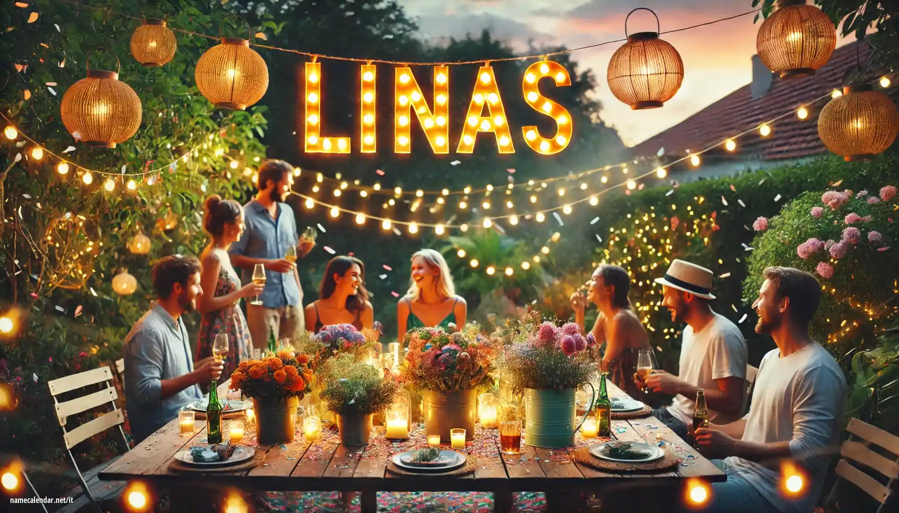 Celebrazione dell'onomastico e del nome - Linas