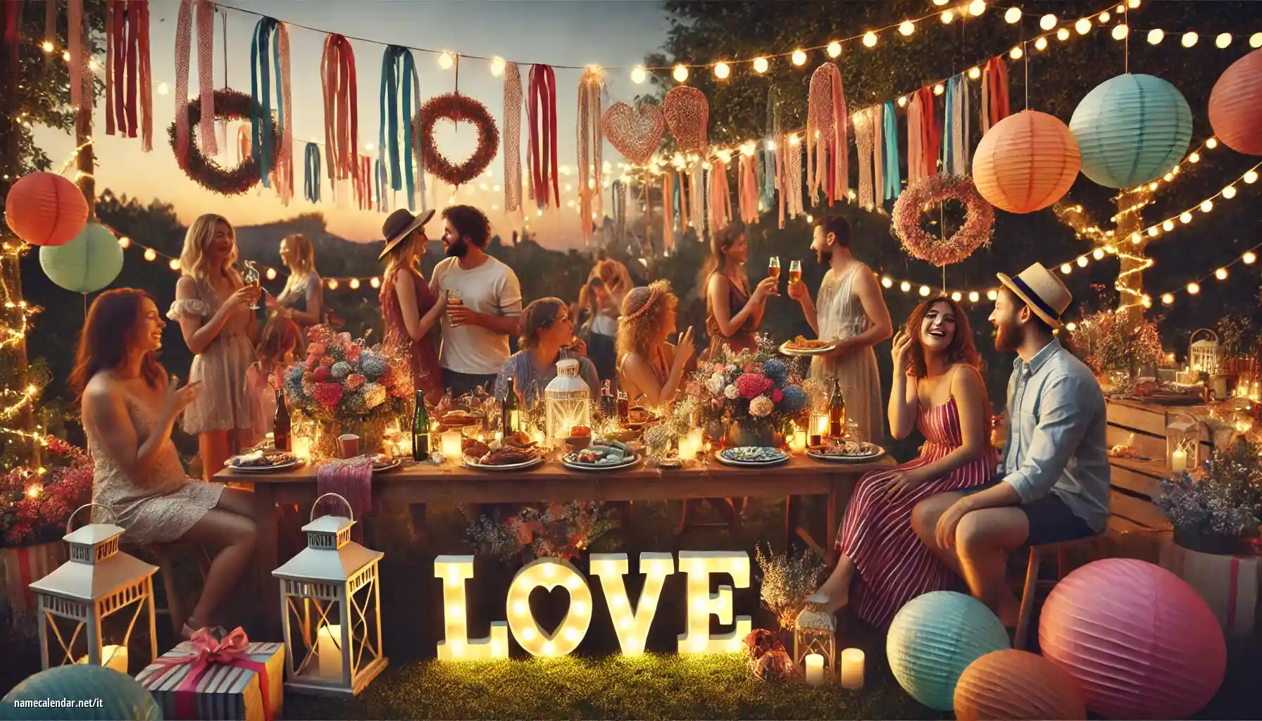 Celebrazione dell'onomastico e del nome - Love