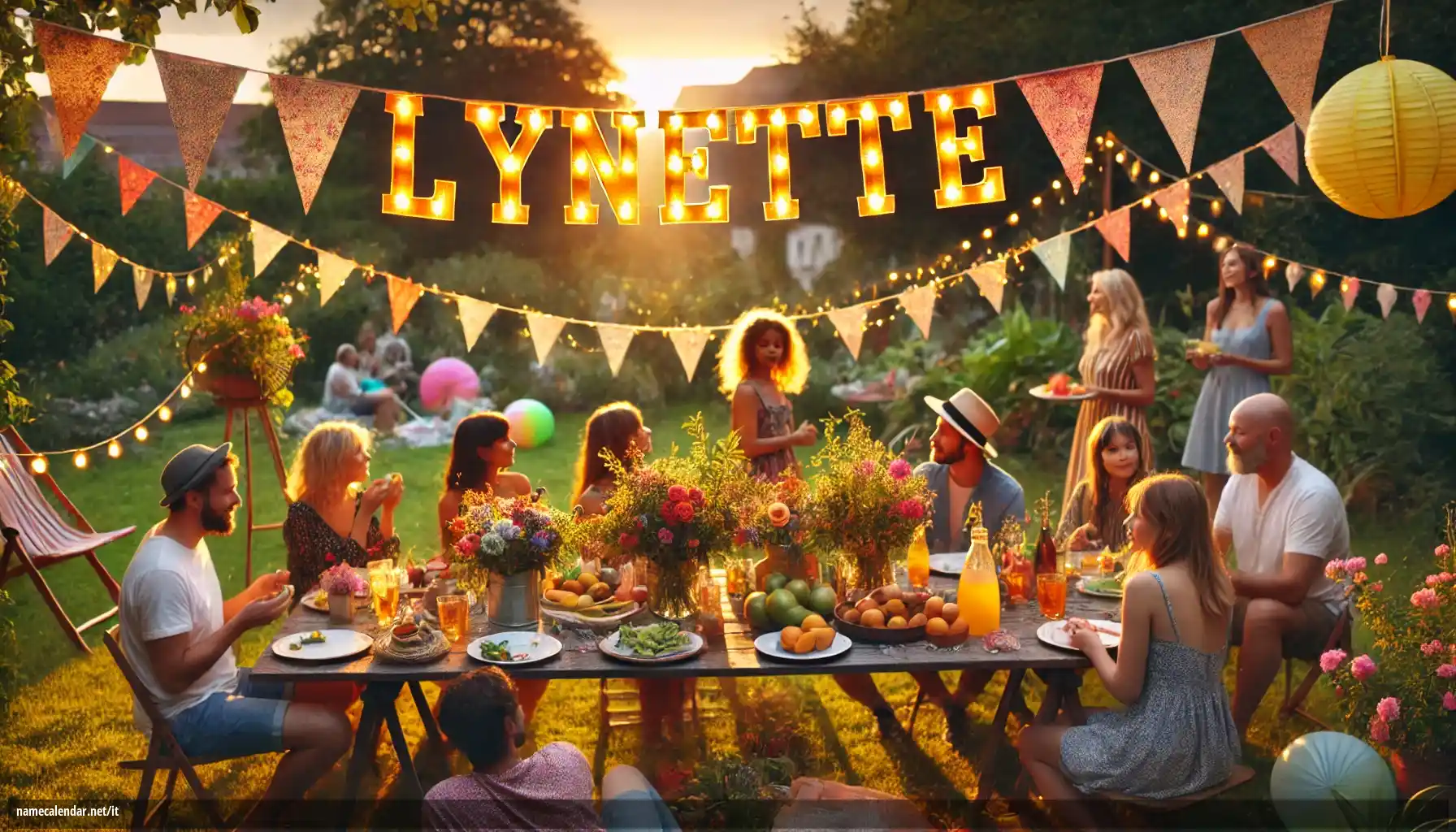 Celebrazione dell'onomastico e del nome - Lynette