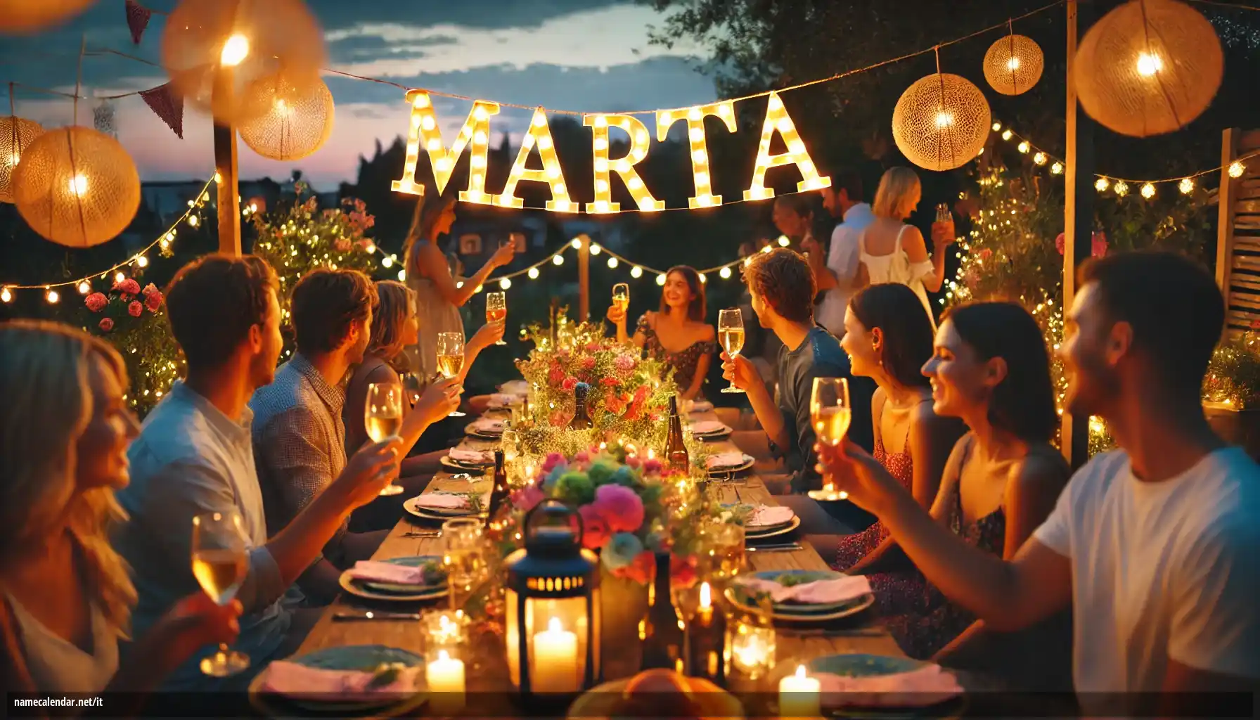 Celebrazione dell'onomastico e del nome - Márta