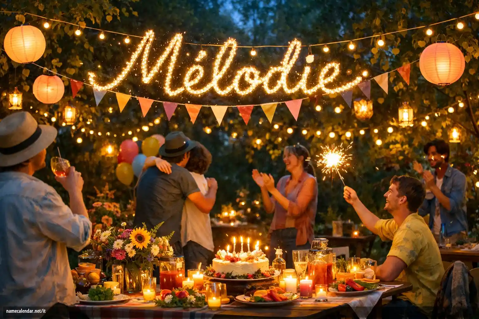 Celebrazione dell'onomastico e del nome - Mélodie