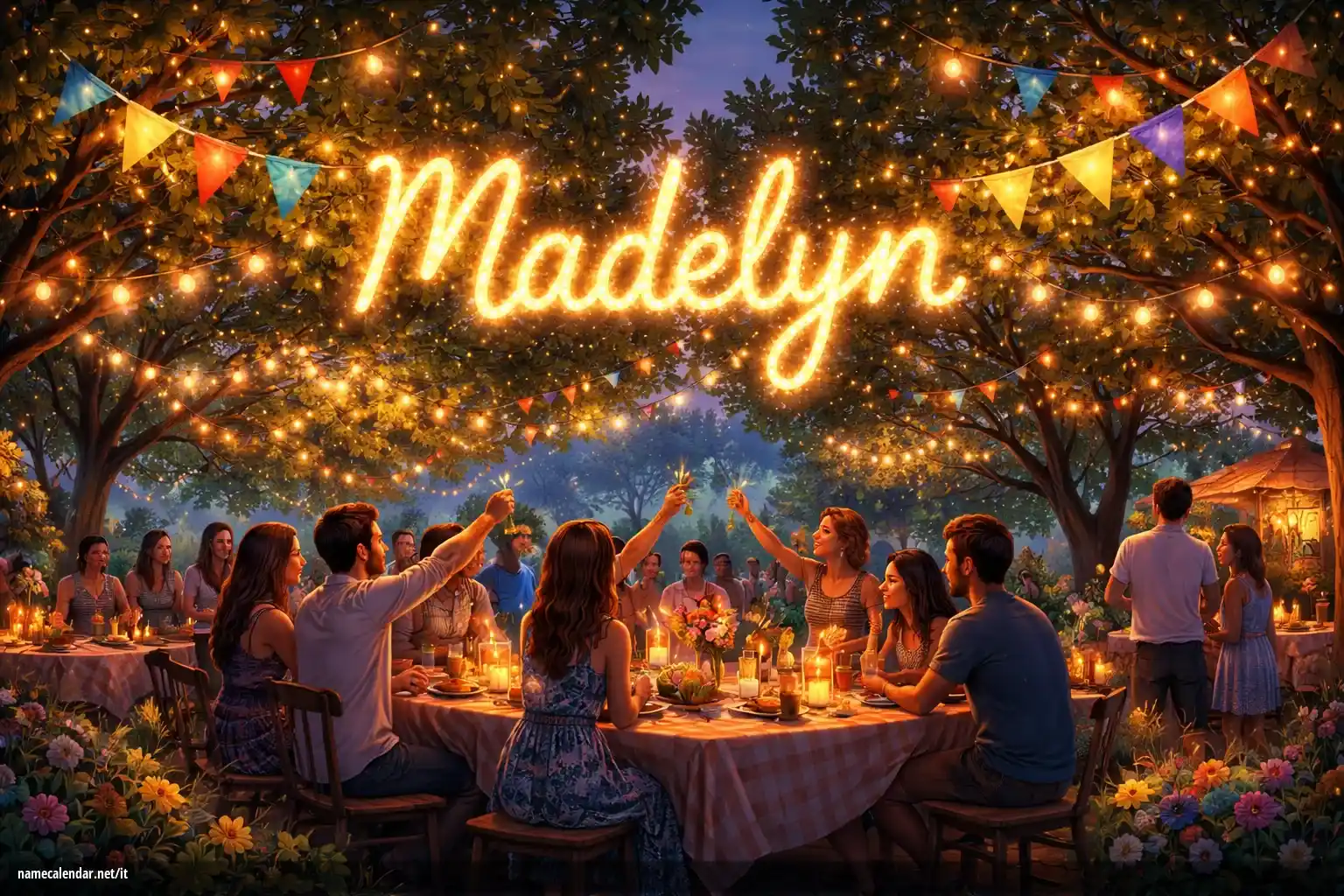 Celebrazione dell'onomastico e del nome - Madelyn