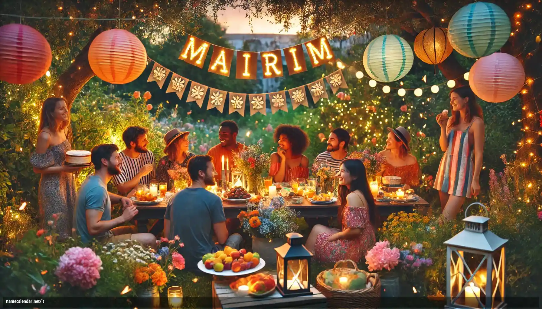 Celebrazione dell'onomastico e del nome - Mairim