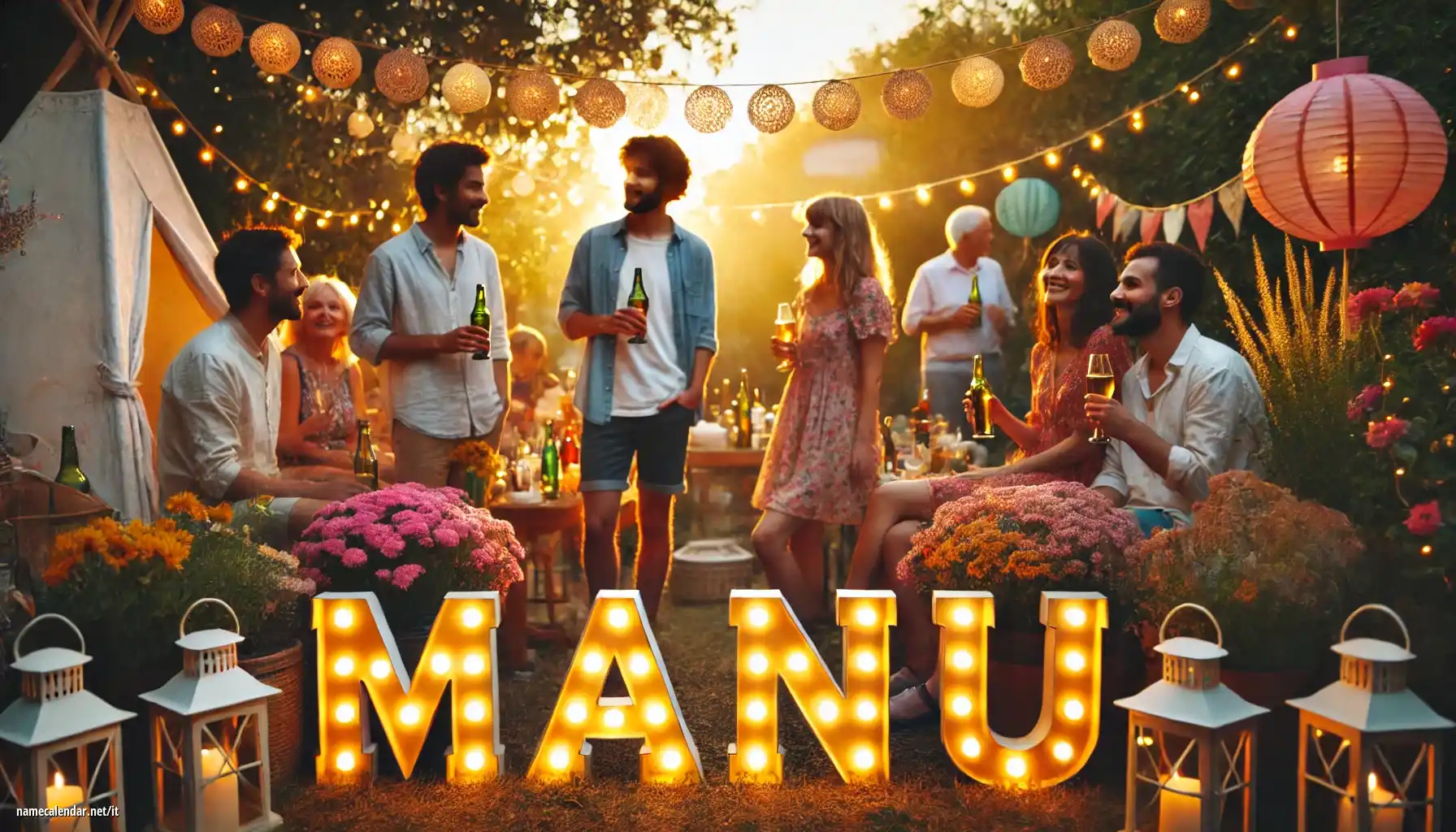 Celebrazione dell'onomastico e del nome - Manu