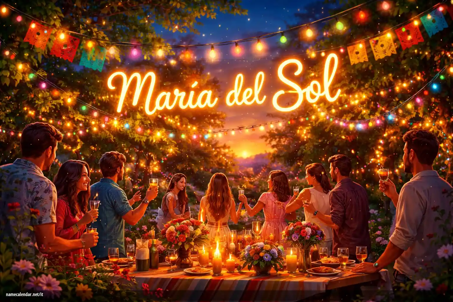 Celebrazione dell'onomastico e del nome - María del Sol
