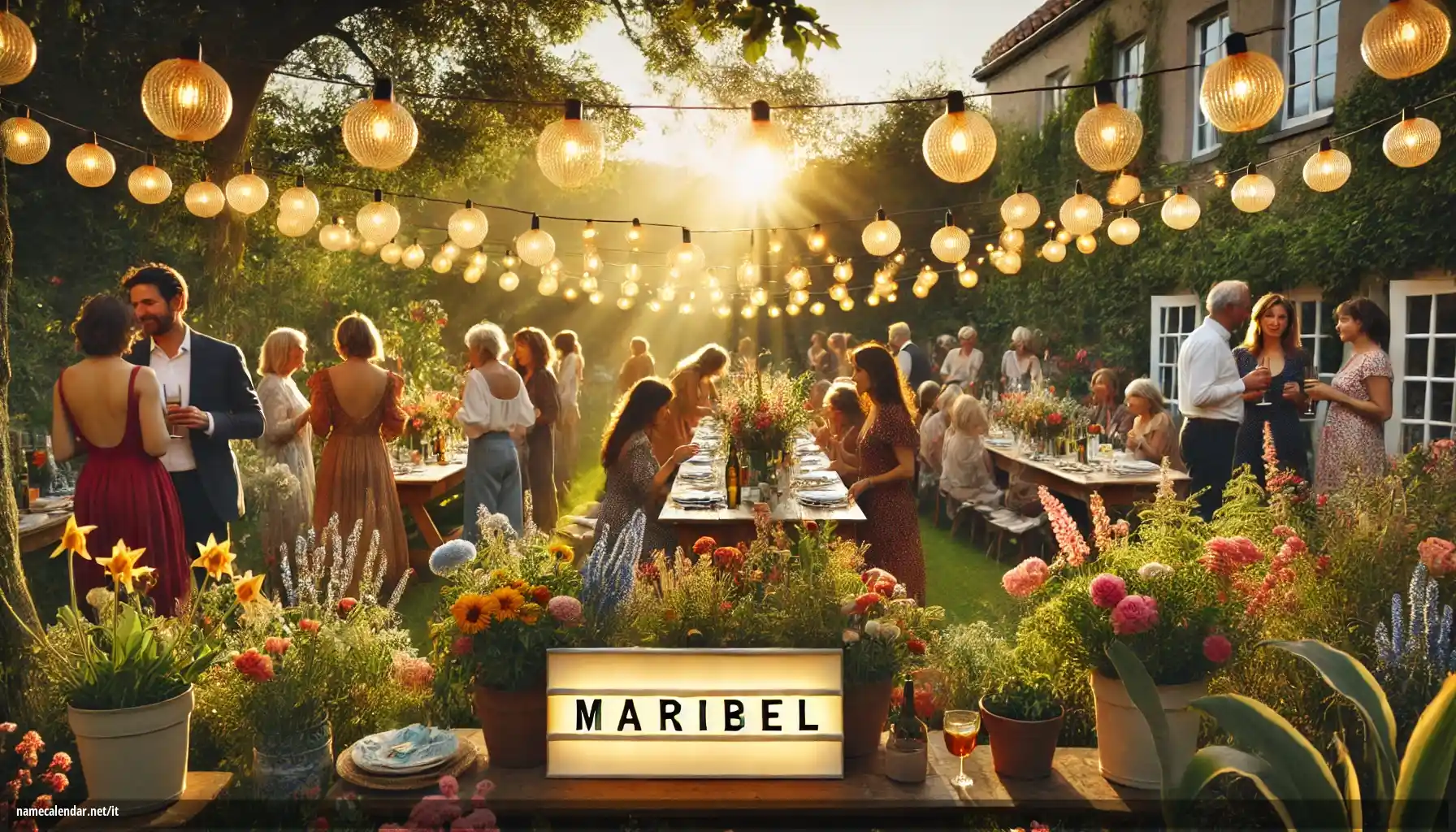 Celebrazione dell'onomastico e del nome - Maribel