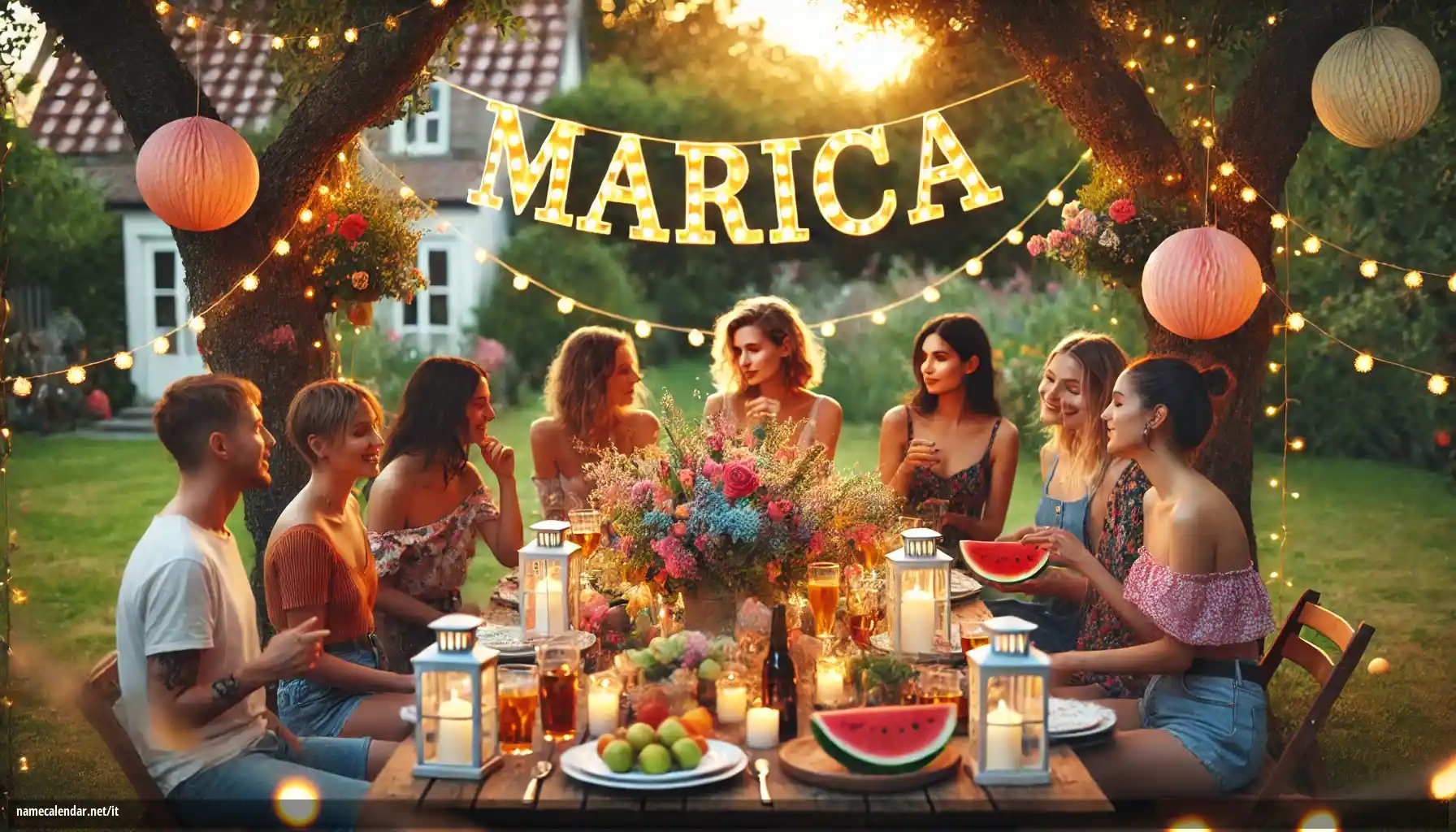 Celebrazione dell'onomastico e del nome - Marica