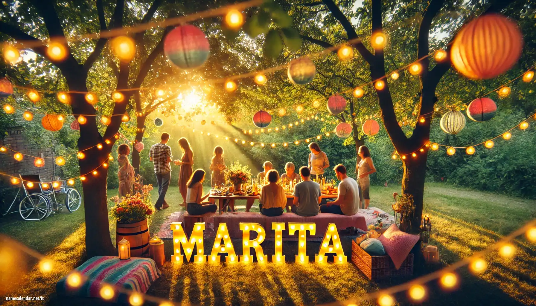 Celebrazione dell'onomastico e del nome - Marita