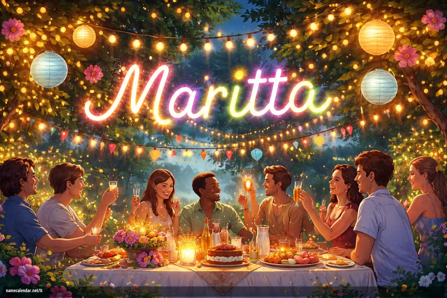 Celebrazione dell'onomastico e del nome - Maritta