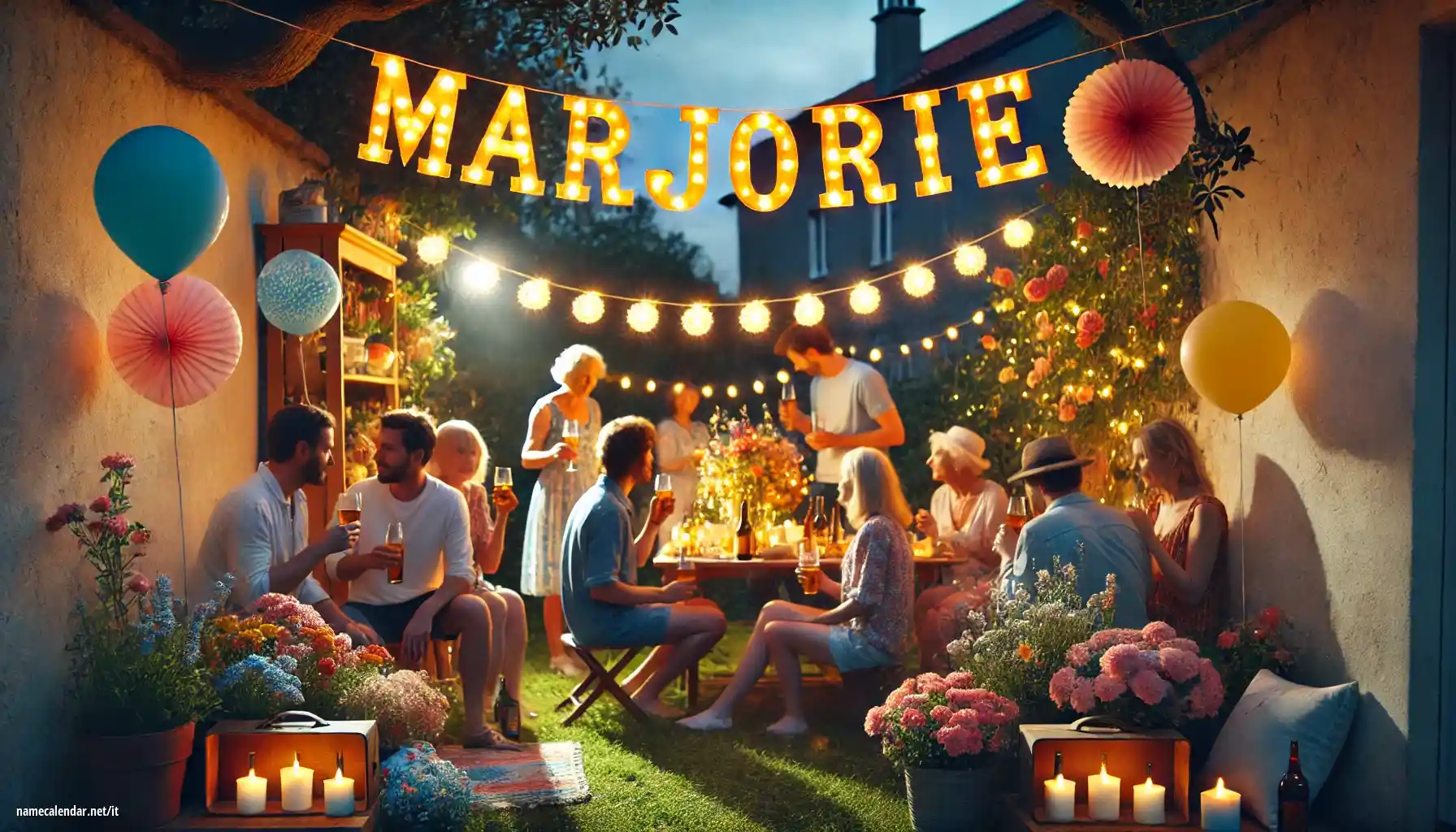 Celebrazione dell'onomastico e del nome - Marjorie