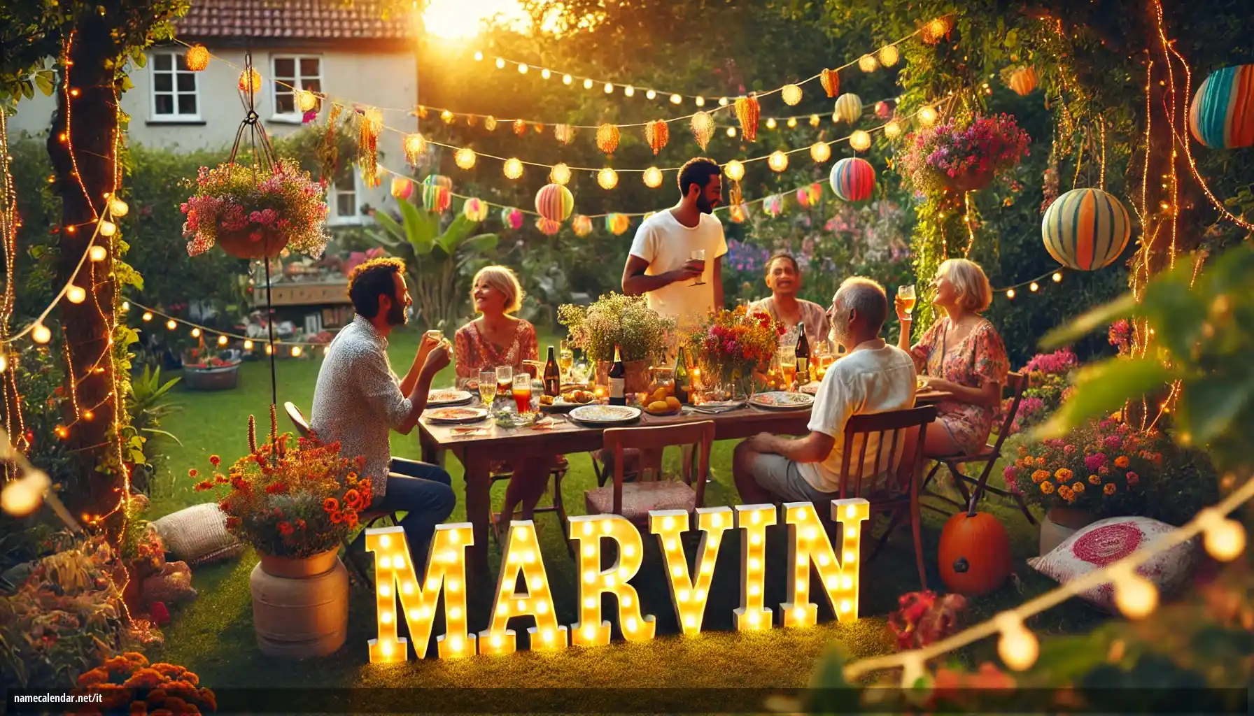 Celebrazione dell'onomastico e del nome - Marvin