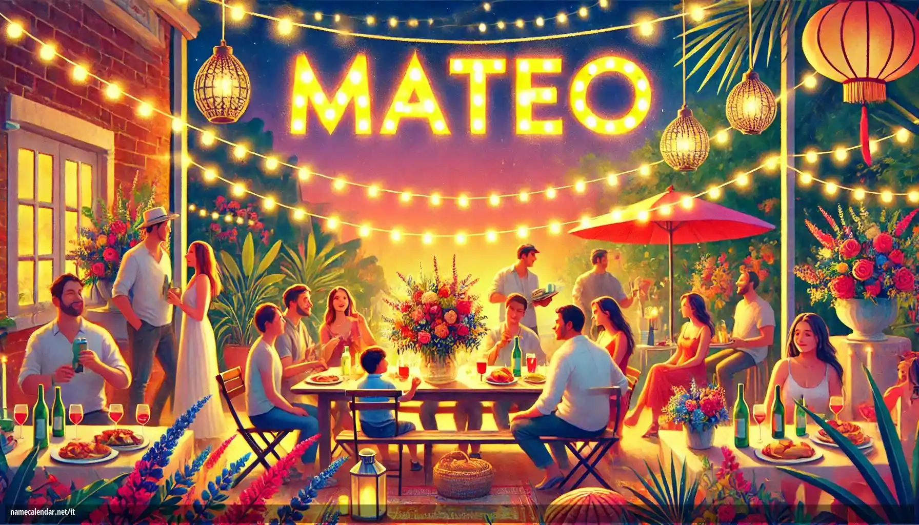 Celebrazione dell'onomastico e del nome - Mateo