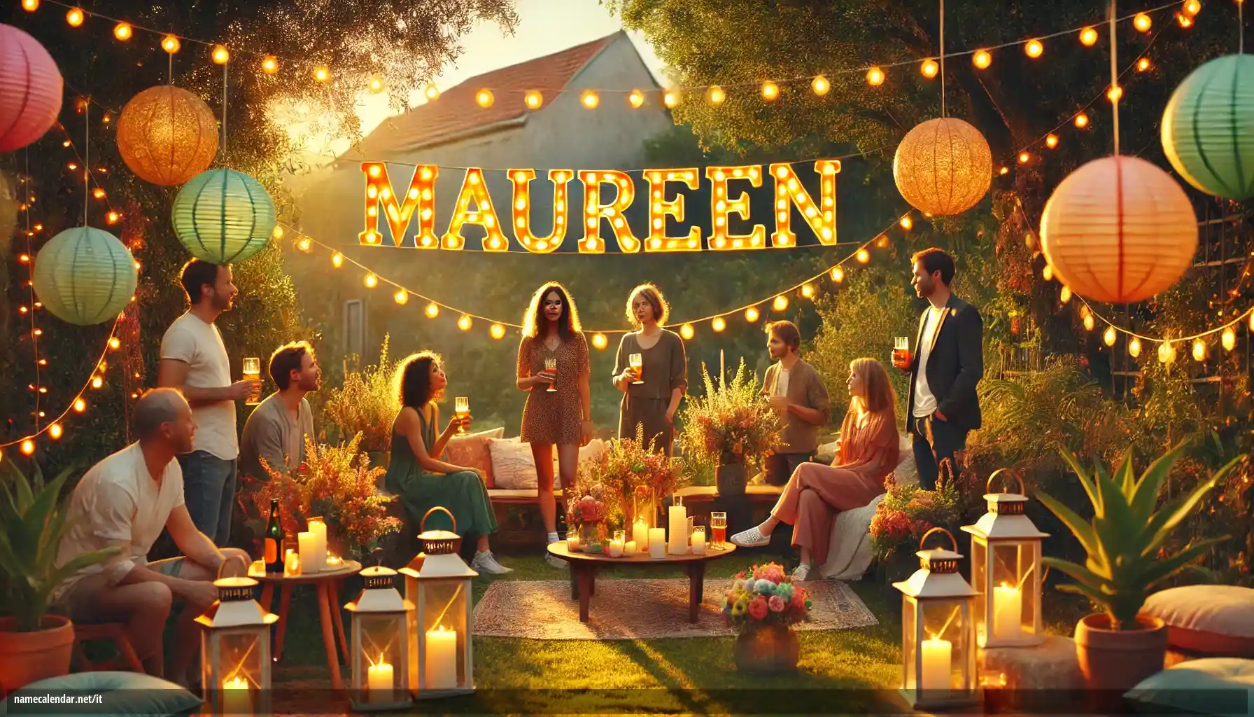 Celebrazione dell'onomastico e del nome - Maureen