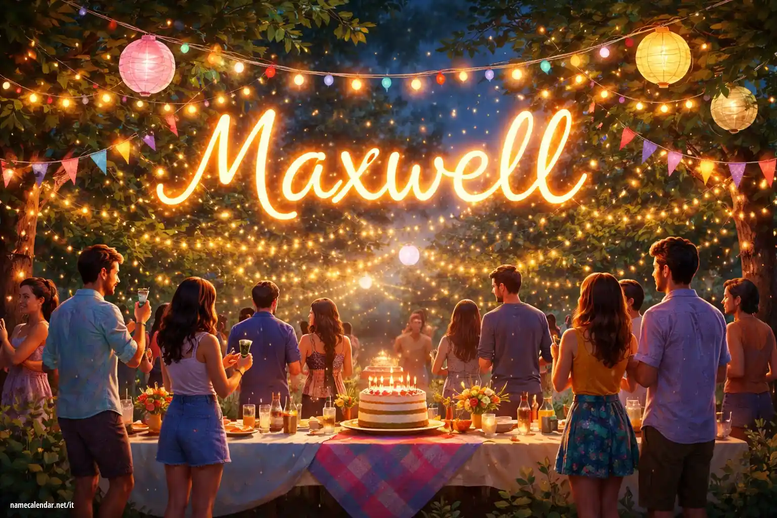 Celebrazione dell'onomastico e del nome - Maxwell