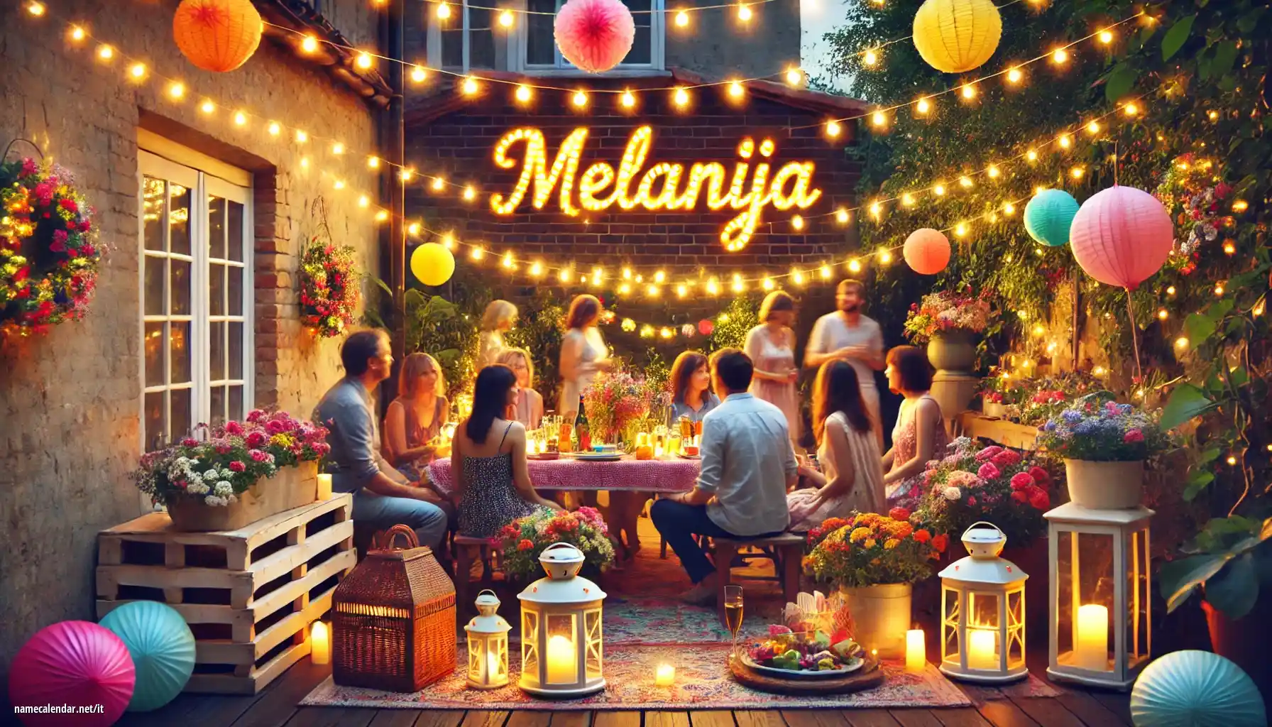 Celebrazione dell'onomastico e del nome - Melanija