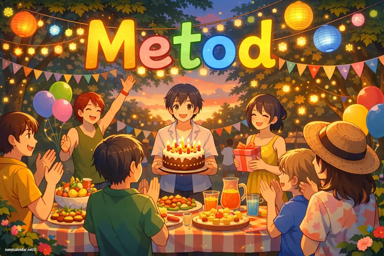 Celebrazione dell'onomastico e del nome - Metod