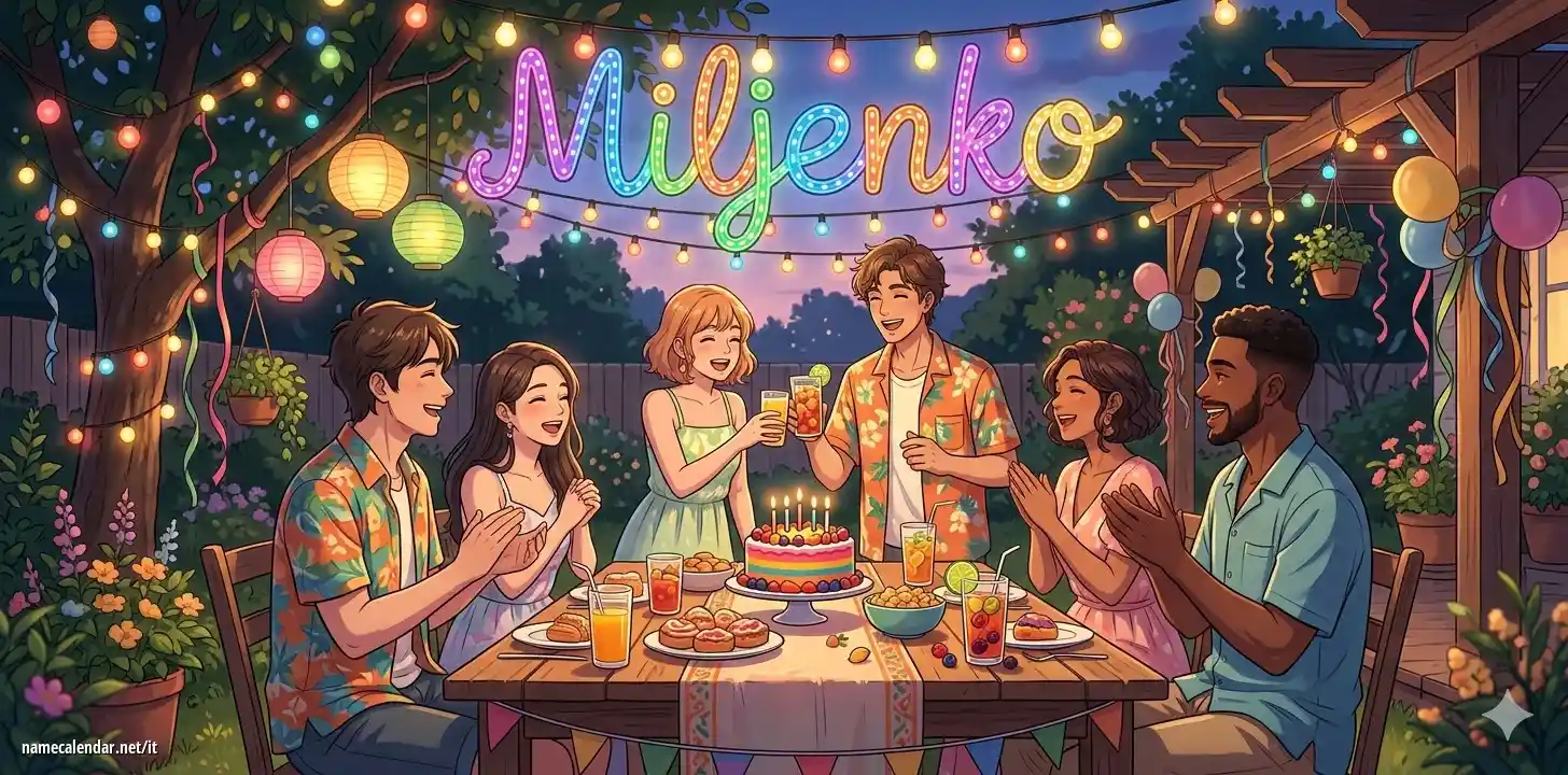Celebrazione dell'onomastico e del nome - Miljenko