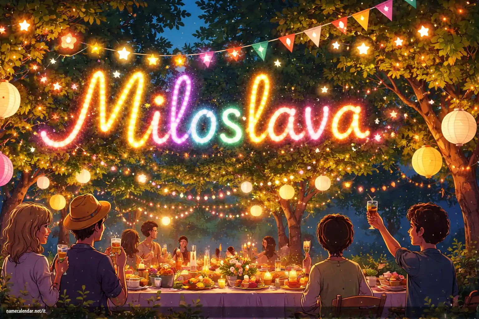 Celebrazione dell'onomastico e del nome - Miloslava