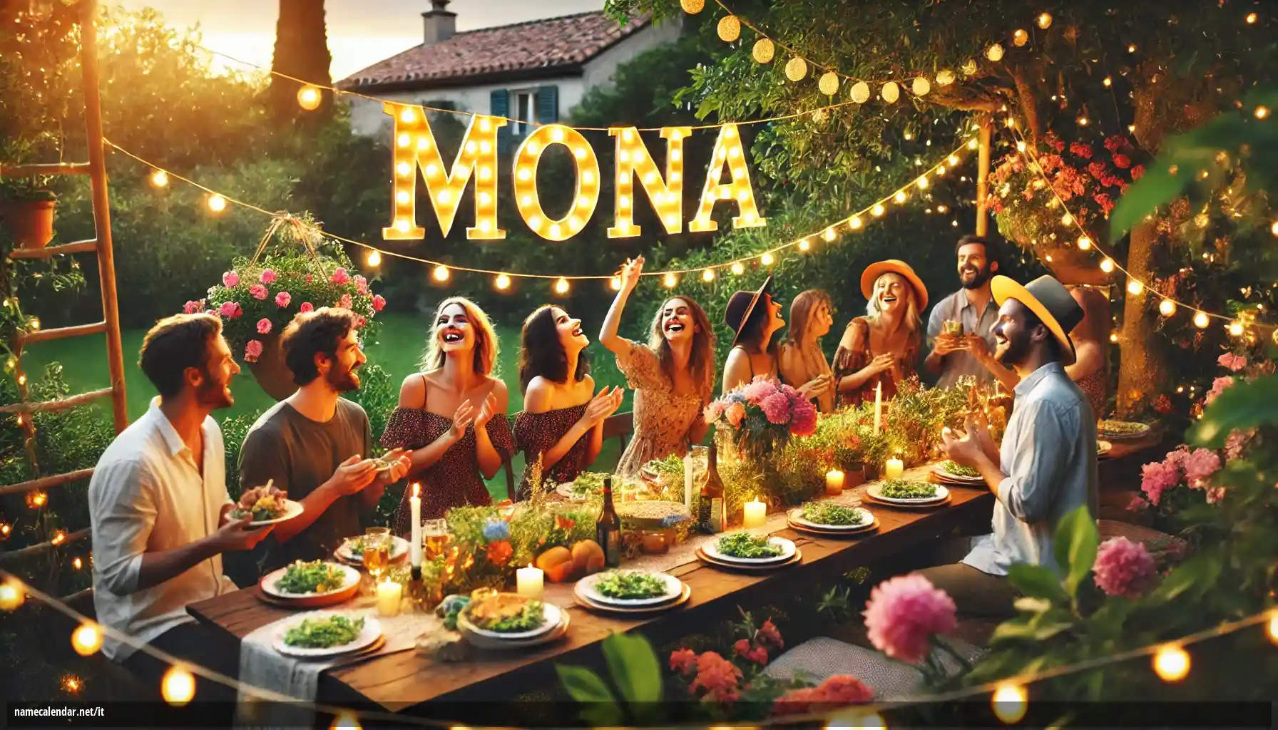 Celebrazione dell'onomastico e del nome - Mona