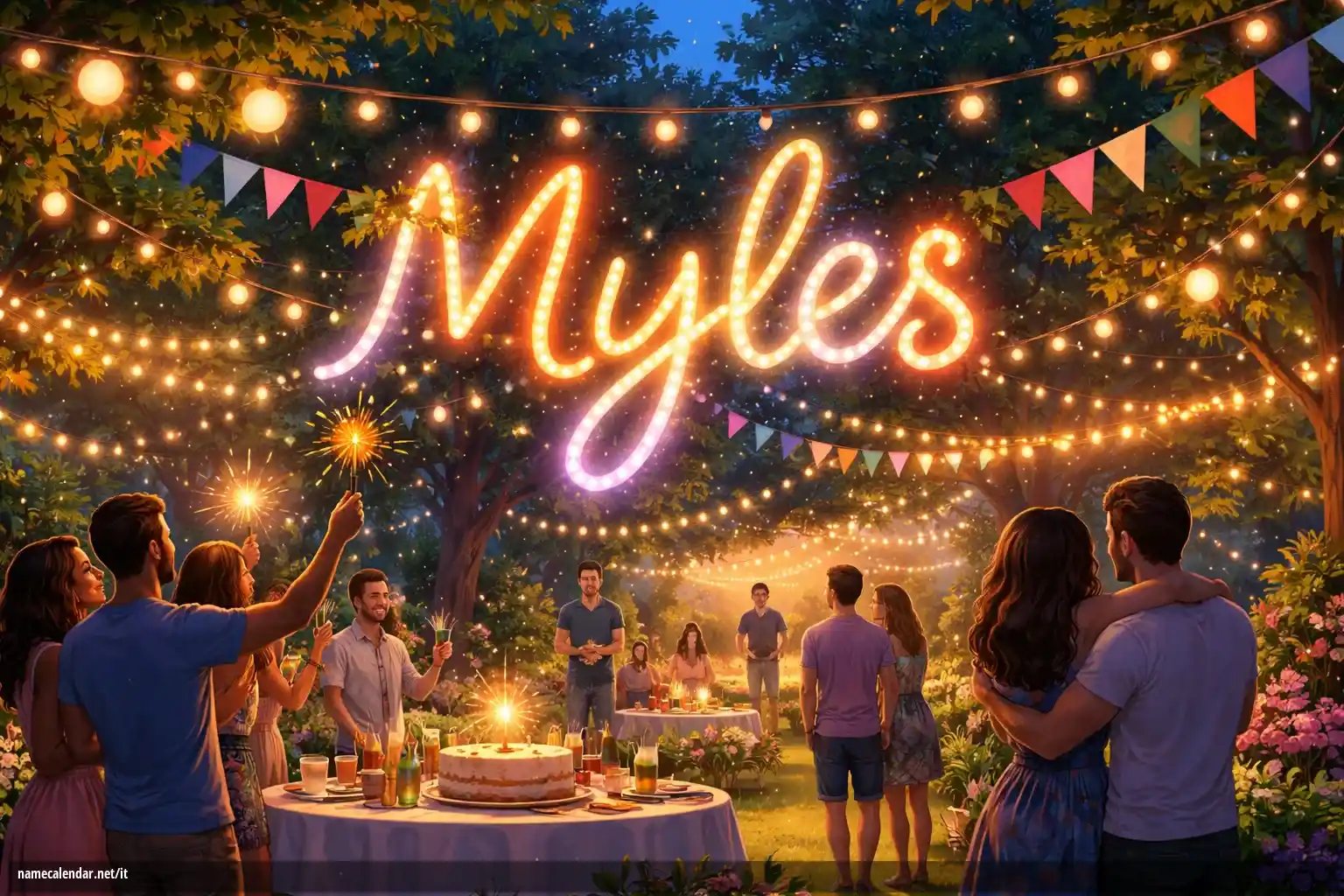 Celebrazione dell'onomastico e del nome - Myles