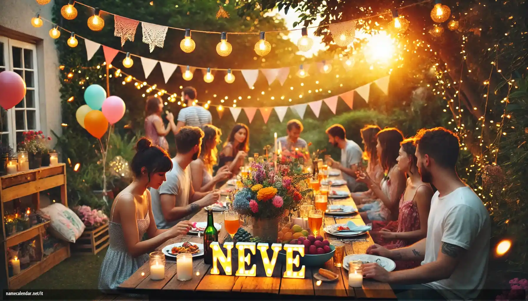 Celebrazione dell'onomastico e del nome - Neve