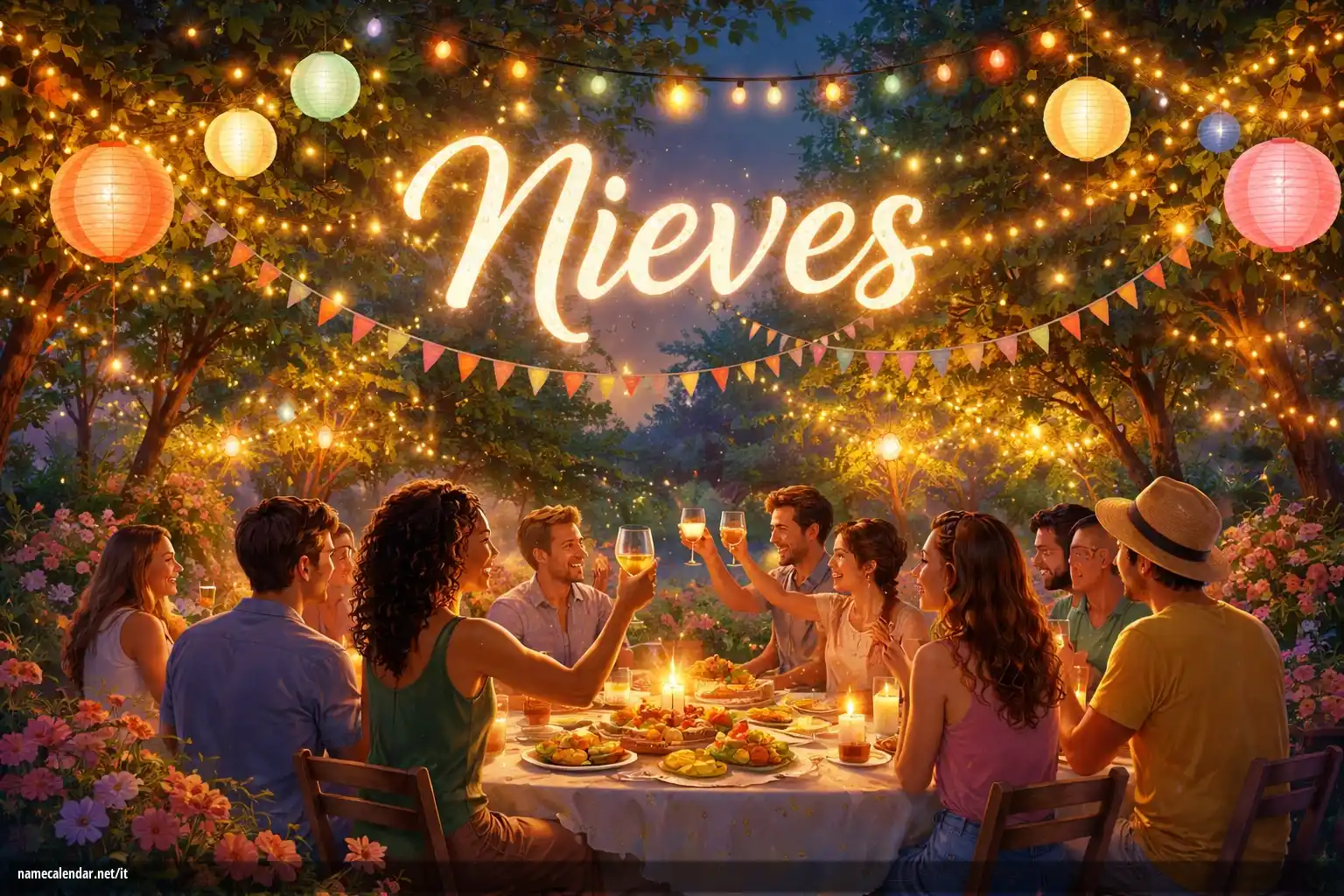 Celebrazione dell'onomastico e del nome - Nieves