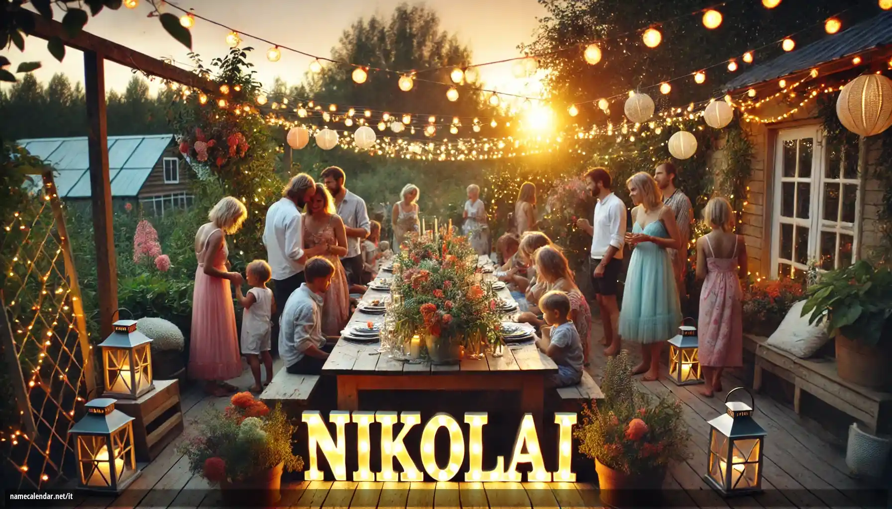 Celebrazione dell'onomastico e del nome - Nikolai