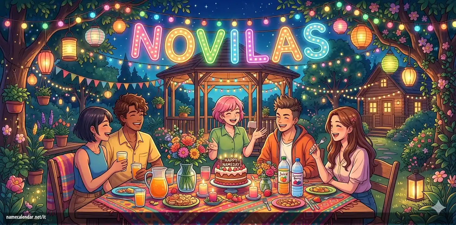 Celebrazione dell'onomastico e del nome - Novilas